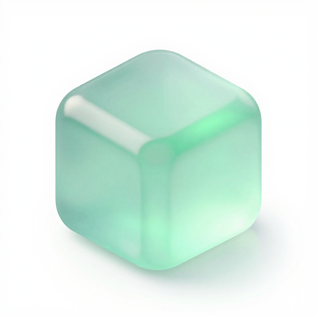 Glass cube