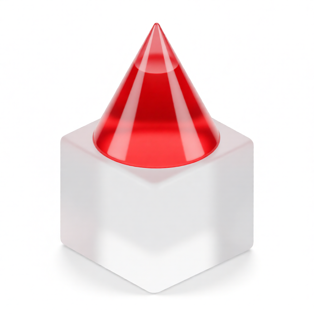 Cone on cube