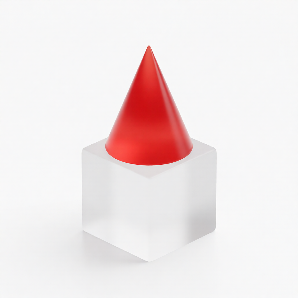 Cone on cube