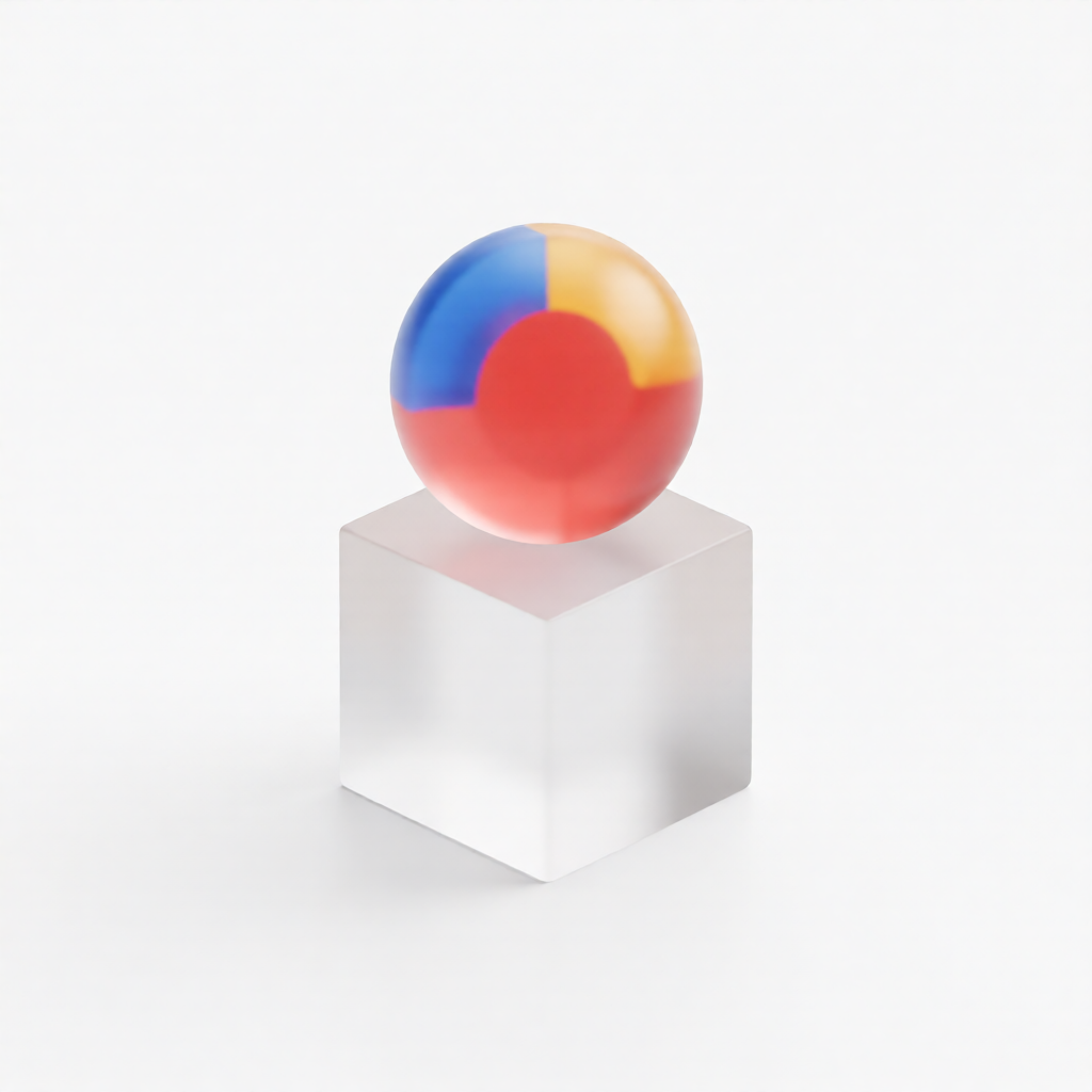 Sphere on cube